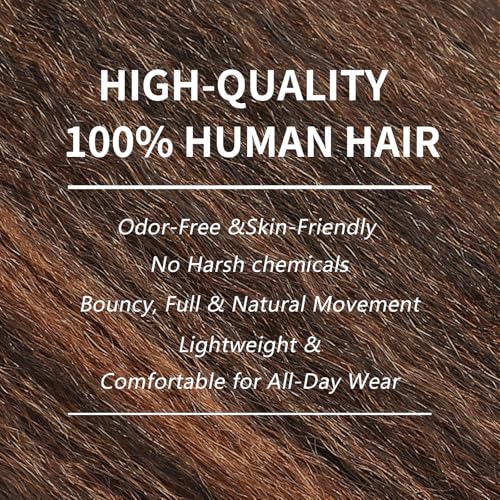 Yaki Straight Clip in Hair Extensions 24 Inch Real Remy Human Hair Rooted Black Fading to Natural Black #1B Mixed With Light Auburn #30 Yaki Clip ins Yaki Straight Hair for Black Women 8Pcs 120G