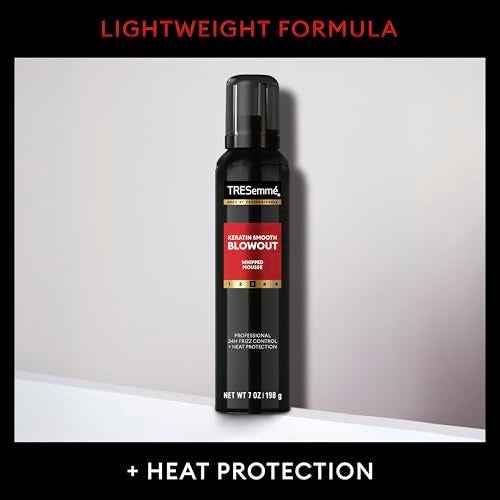 TRESemm? Whipped Shaping Mousse Keratin Smooth for Instant Hydration, Weightless, 7 Fl Oz