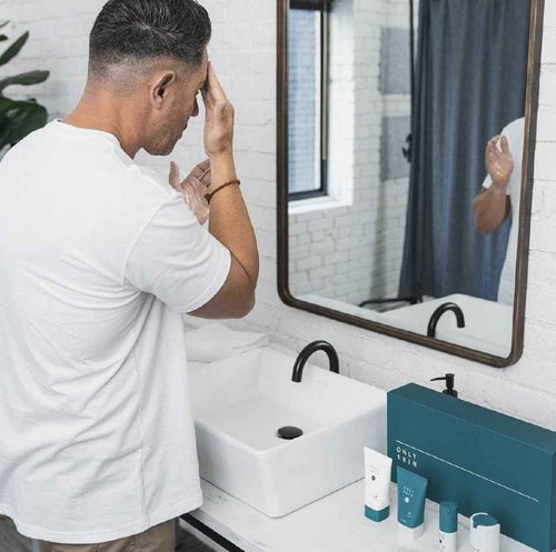 Only Skin Men's Eye Serum (.5 Ounce) Creatine Stimulates Collagen For Plumper Skin, Goodbye Dark Circles, Gift Set for Men