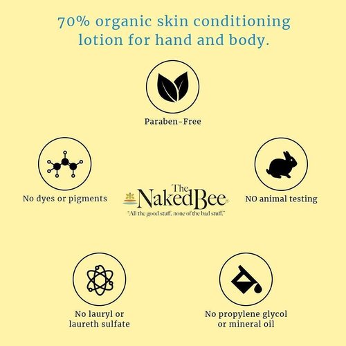 The Naked Bee Coconut & Honey Moisturizing Hand & Body Lotion 6.7oz + Jasmine & Honey Moisturizing Hand & Body Lotion 8oz