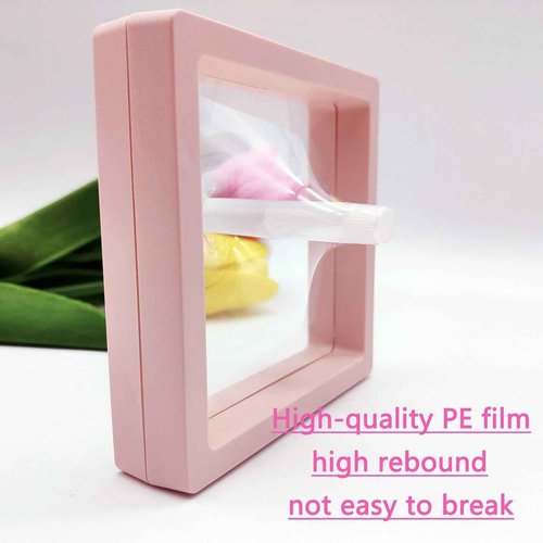 GUXACU 32 Pack Press On Nail Packaging Boxes - 3D Floating Storage and Display Box With 90pcs Double Sided Adhesive Tape for Nail Tech