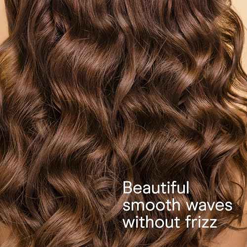 Conair Double Ceramic 1-Inch Curling Wand, Produces Flawless Waves, Curling Iron for Use on Medium and Long Hair, 30 Heat Setting Curling Iron, White