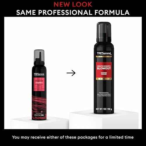 TRESemm? Whipped Shaping Mousse Keratin Smooth for Instant Hydration, Weightless, 7 Fl Oz