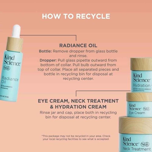 Kind Science Neck Treatment - Neck Cream Visibly Firms, Lifts & Supports Natural Cell Turnover for Anti Aging Firming and Tightening - Paraben, Dye & Fragrance Free, Cruelty Free, 1.7 oz