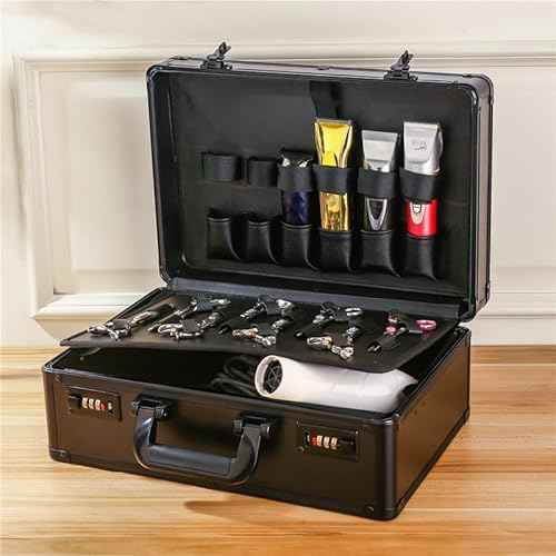 Professional Barber Supplies Case for Barber,Portable Barber Travel Carrying Case for Hair Stylist& Pet Groomer,Multi-Space Design, Sturdy, Large-Capacity Mobile Barber Stations