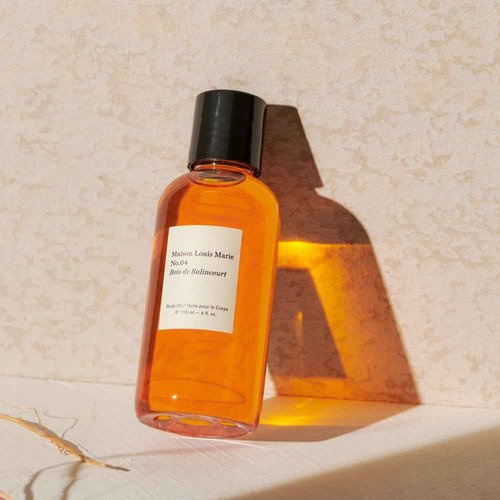 Maison Louis Marie - No.04 Bois de Balincourt Natural Body Oil | Luxury Clean Beauty + Non-Toxic Fragrance (4 fl oz | 118 ml)