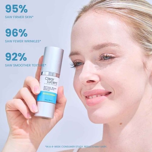 Retinol Boost Rejuvenate Serum  - 1 % Cold‑Processed Vitamin A Night Treatment with Polyphenols, Aloe & Green Tea • Anti‑Aging, Acne‑Control & Firming Face Serum, 1 fl oz