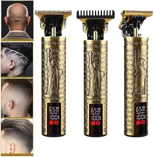 Hair Clipper for Men Professional Beard Trimmer Rechargeable Barber Cordless Zero Gapped Hair Clippers with LCD Display Electric Shaver Gifts for Men