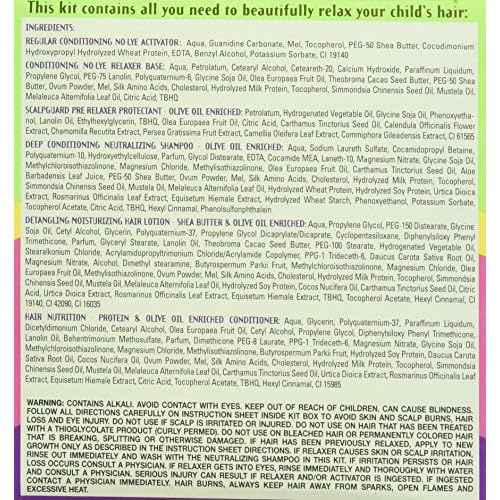 Originals by Africa's Best Kids Natural Conditioning Relaxer System With Scalpguard (Regular Kit) Fortified and Enriched with Our Special Herbal Blend, Protect and Strengthen Your Child¡¯s Hair