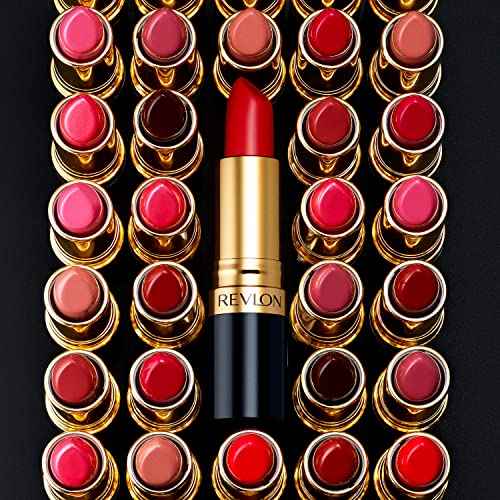 Revlon Super Lustrous Lipstick, Creamy Formula For Soft, Fuller-Looking Lips, Moisturized Feel, Iced Amethyst (625), 0.15 oz