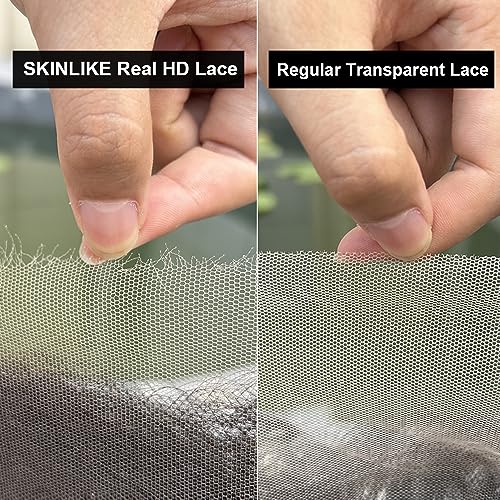 Venice Hair Real HD Lace Closure only 0.10mm Ultra-thin Invisible Crystal HD Lace Pre Plucked with Baby Hair Straight Human Hair Lace Frontal Closure (7x5 HD Straight, 16 Inch)