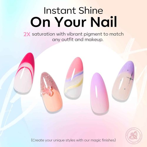 modelones 24Pcs Neon Gel Nail Polish Set, 20 Colors Summer Rainbow Gel Polish Set with Glitter & Glossy & Matte Top + Base Coat Soak Off LED Nail Art Kit Salon at Home