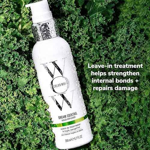 COLOR WOW Dream Cocktail Kale Infused Leave-in Treatment ? for fragile, damaged hair | Reduce hair breakage by 50% in a single use | Powerful heat protectant
