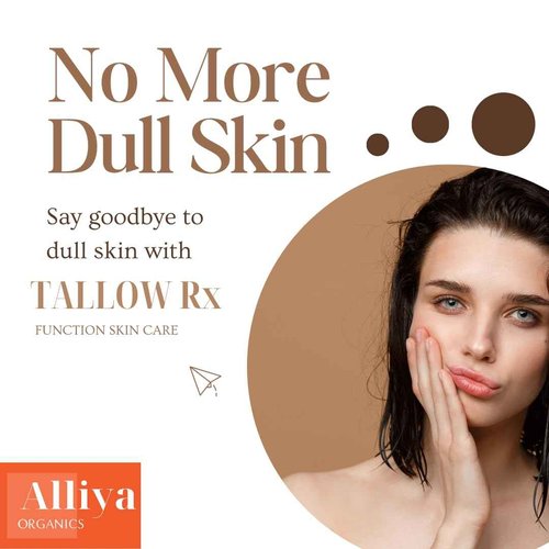 Alliya Organics Tallow Rx Hydrating Anti-Aging Face Cream, 2 oz (Chemical Free)