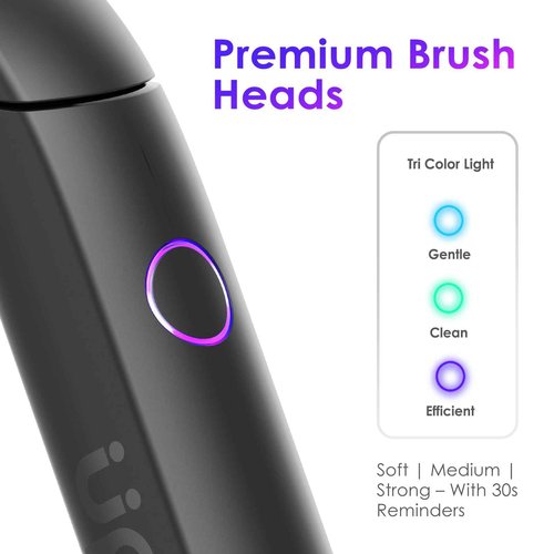 Electric Toothbrush, Portable Travel Sonic Toothbrush with Protective Case USB-C Rechargeable, Neutral Comfort Bristles, Waterproof, Smart Timer, Compact for Daily Use (Elegant Gray)