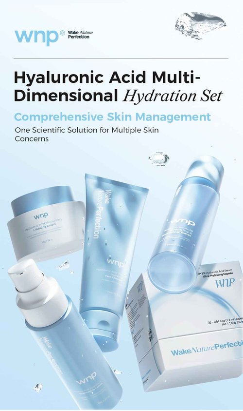 WNP Hyaluronic Acid Multi-Dimensional Hydration Set-all in one skin care set,skincare bundle