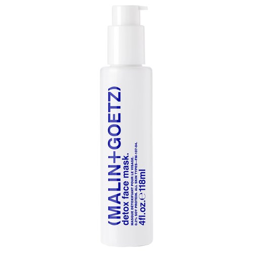 MALIN+GOETZ Detox Face Mask | 5-Minute Oxygenating Gel | Camellia Leaf, Vitamins C & E, Soy & Squalane | Purifies, Brightens, Hydrates | Vegetarian, Cruelty-Free | Allure Beauty Award Winner (4 Fl Oz)
