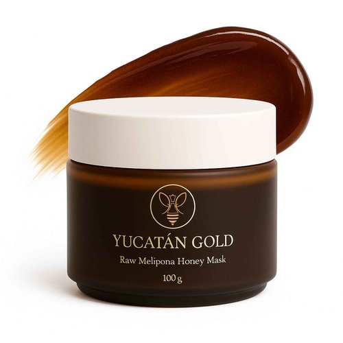 Melipona Honey Face Mask – The All-Natural Solution for Dry Skin, Fine Lines & Youthful Glow With Enzymes & Antioxidants – Soothes Skin After Sun Exposure – Gentle Moisturizer for Sensitive Skin