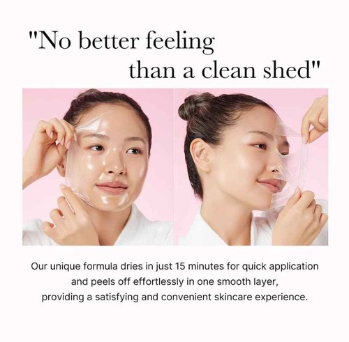 medicube Korean Overnight Glow Mask Trio:PDRN Caffeine & Collagen & Kojic Acid Turmeric Overnight Wrapping Peel Off Facial Mask and Jelly Brush