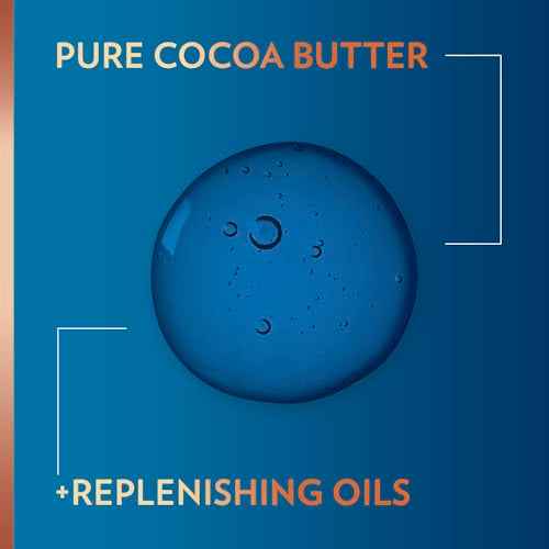 Vaseline Intensive Care Cocoa Radiant for Glowing Skin Body Gel Oil Made with Pure Cocoa Butter + Replenishing Oils 6.8 oz