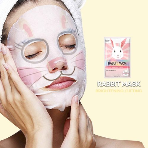 Epielle Character Face Mask Fuzzy Friends 12 Pack, Fun & Effective Korean Skin Care, Spa Party Favors, Stocking Stuffers, Birthday Gifts for Women, Thanksgiving Essentials