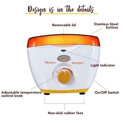 GiGi Hair Removal Wax Warmer, with All Purpose Honee, for 14 oz Wax Cans