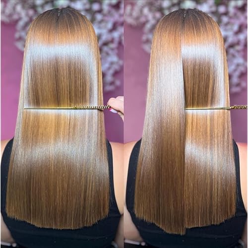Brazilian Keratin Hair Blowout Treatment Express Formula 300ml Bottle Includes 120ml Clarifying Shampoo and Brush/Comb