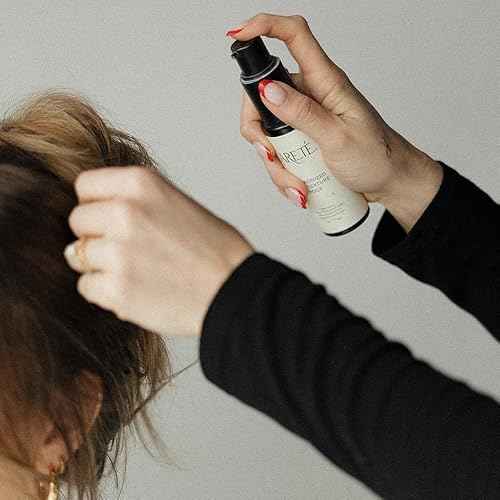 ARET? Micronized Dry Texture Pouf, Dry Shampoo for Women Texture Spray Powder, Volumizer, Refresher, and Scalp Treatment with Organic Witch Hazel, Blue Eucalyptus, White Sage, Made in USA, 1oz