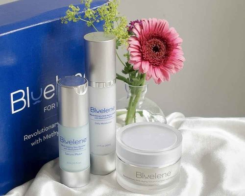 Bluelene Anti Aging Daily Moisturizer, Revolutionary Anti Wrinkle Face Cream with Methylene Blue (50ml) (1.7 Fl Oz). Suitable for Sensitive Skin.