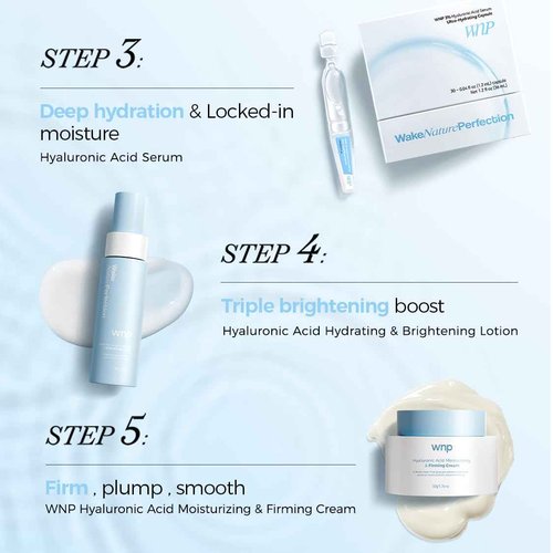 WNP Hyaluronic Acid Multi-Dimensional Hydration Set-all in one skin care set,skincare bundle