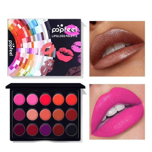 All in one makeup kit for women full kit makeup set for girls teens Eyeshadow Palette, Lip Gloss, Lipstick, Foundation, Mascara, Eyebrow Pencil, Eyeliner, Contour Stick, Powder Puff, Makeup Brushes,