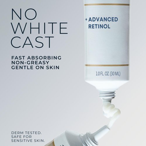 RoC Retinol Correxion Deep Wrinkle Daily Face Moisturizer with Sunscreen SPF 30 for Fine Lines, Dark Spots, Post-Acne Scars, 1 Ounce (Packaging May Vary)
