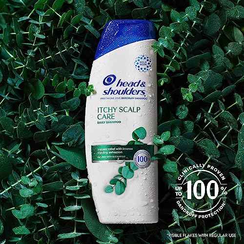 Head & Shoulders Itchy Scalp Care Dandruff Shampoo, Anti-Dandruff Treatment, Infused with Eucalyptus, 32.1 Fl Oz Each, Twin Pack
