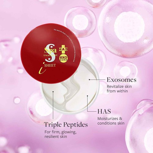Spa Treatment HAS Stretch iSheet exo Japanese, Under Eye Patches for Puffy Eyes and Dark Circles, Eye Mask, Under Eye Masks, Wrinkles, Eyebag, Eye Masks for Dark Circles and Puffiness (30 Pairs)