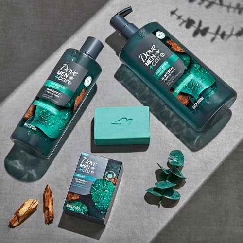 DOVE MEN + CARE Body Wash Eucalyptus & Cedar Oil Plant-Based Moisturizing Body Wash for Men, 26oz