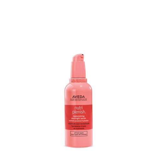 Aveda Nutriplenish Replenishing Overnight Serum | Increases Hair Hydration by 2X | for Dry to Severely Dry Hair | Organic Pomegranate Oil, Coconut Oil, Mango Butter | 99% Naturally Derived*, 3.4 Fl Oz