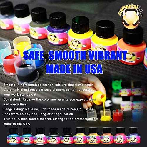 Dragonhawk Complete Tattoo Kit with Case, Beginner Traditional Coils Tattoo Machines, Power Supply Immortal Tattoo Inks,Tattoo Needles Foot Pedal Grips Tips