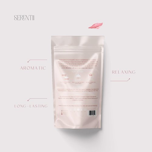 Serentii Shower Steamers Aromatherapy 12 Pack – Rose, Relaxation & Stress Relief, Self Care Gift, Spa Essentials, Birthday Gifts for Women & Men, Travel Must-Have
