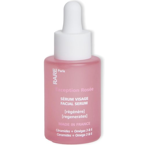 RARE Paris - Exception Rosée - Regenerating Facial Serum - Hydrating & Brightening - With Ceramides & Omega-3 & 6 - Brightening, Firming & Revitalizing - Multi-Active Serum Formula - 1oz