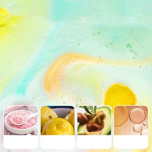 KASTU Bath Bombs Salt Balls,12 PCS Gift Set,Vanilla Lavender l Rose Extract Essential Oils,Moisturizing Dry Skin,Fizzy Spa,Relaxing,Bubble Bath Bomb for Gifts Idea for Men Women