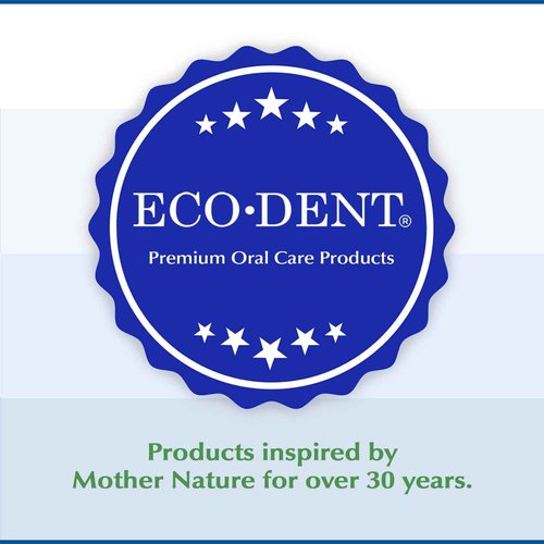 Eco-Dent Alcohol-Free Mouthwash, Mint - Ultimate Essential MouthCare, Oral Care Mouth Wash for Adults, Baking Soda Mouth Rinse with CoQ10/Herbs/Essential Oils, 8 Fl Oz (Pack of 6)