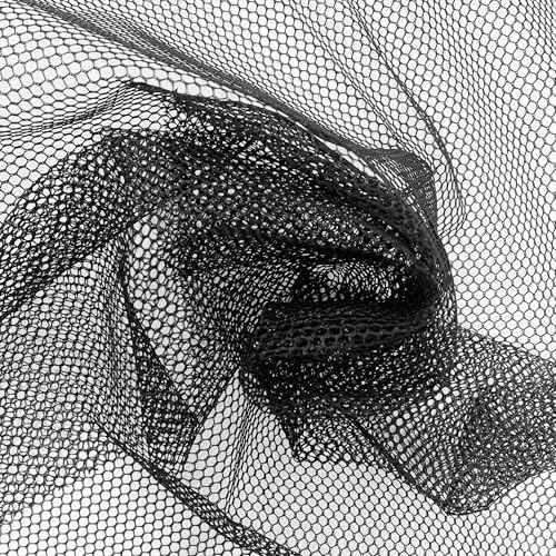 DONNA Olive Oil + Vitamin E Treated Deluxe Weaving Net 17.5" x 26", Wig Head Wig Caps for Women, BLACK Color