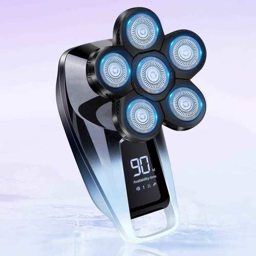Electric Razors for Women Legs, 6 in 1 Women's Electric Shaver, Lady Razors for Woman Head Shavers Rechargeable, Cordless Razor for Women Ladies Shavers for Shaving Face, Underarms, Arms and Legs