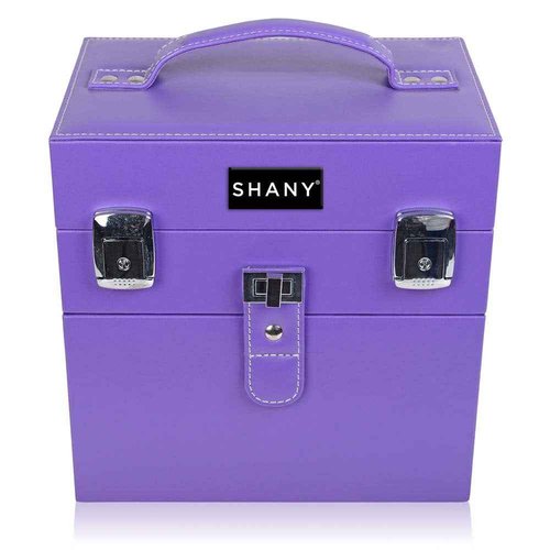 SHANY Color Matters - Makeup Travel Case Nail Accessories Organizer and Makeup Train Case - Makeup Storage Box - Violet Dynasty