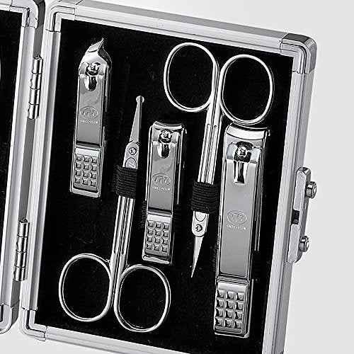 World No. 1. Three Seven (777) Travel Manicure Grooming Kit Nail Clipper Set (11 PCs, TS-16000SVC), MADE IN KOREA, SINCE 1975.