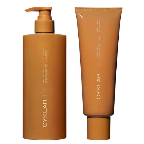 CYKLAR - Nutrient Rich Body Cream + Sensorial Body Wash - Bundle - Vanilla Verve Fragrance