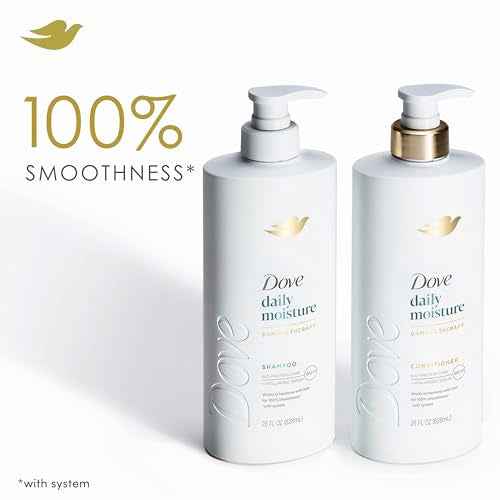 Dove Conditioner Daily Moisture for Dry Hair with Bio-Protein Care Technology and Hyaluronic Serum 28 Fl Oz
