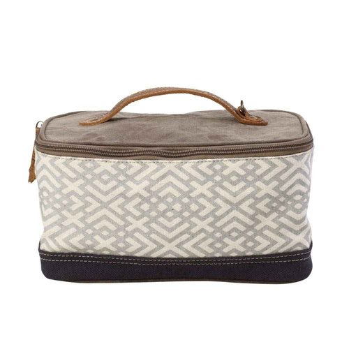 Myra Bag X Design Upcycled Canvas Shaving Kit Bag S-1195