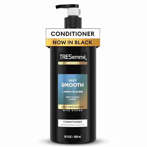 TRESemm? Silky & Smooth Anti-Frizz Conditioner for Frizzy Hair Formulated With Pro Style Technology 28 Fl oz