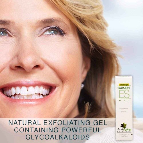 Lane Innovative - Sunspot ES, Natural Exfoliating Gel, Skin Rejuvenating Ingredients, Including Aloe Vera and Tea Tree Oil (0.5 Ounce)